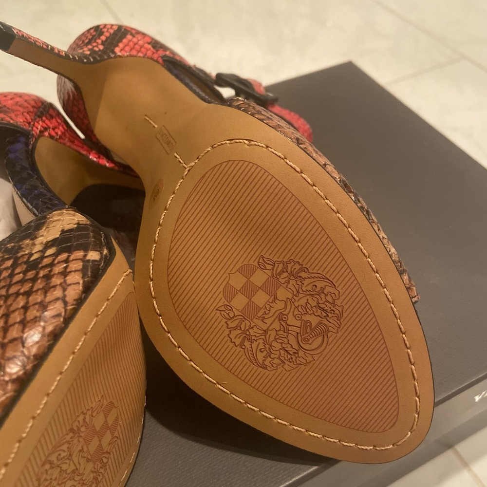 Vince Camuto Retro Python Heels - Picture 8 of 10